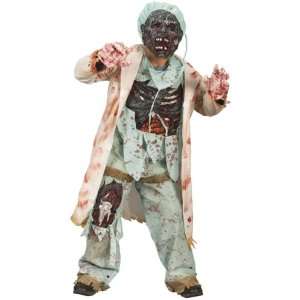  Childrens Zombie Doctor Costume (Size:Lg 12 14): Toys 