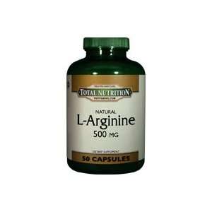  L Arginine 500 Mg   50 Capsules: Health & Personal Care