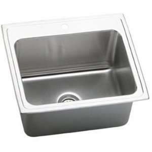 Elkay Lustertone Collection: DLR2521105 25 Top Mount Single Bowl 