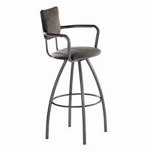  Trica Zip 26 Meteor White Leather Bar Stool: Home 