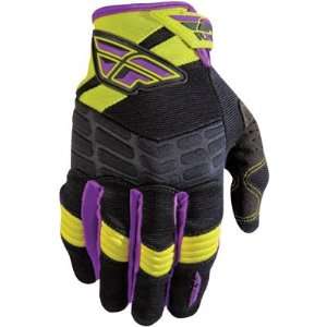   Racing Mens 2012 F 16 Motocross Gloves Black/Purple Large L 365 51810