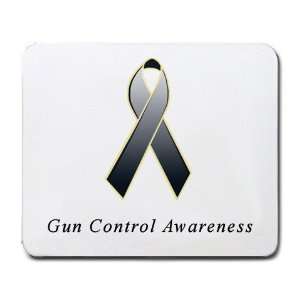  Gun Control Awareness Ribbon Mouse Pad: Office Products