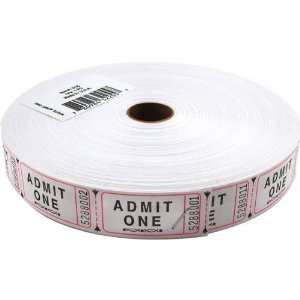 White Admit One Single Roll Tickets   2000:  Kitchen 