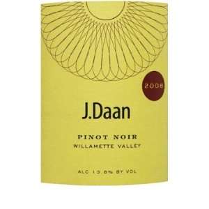  2008 J. Daan Pinot Noir Willamette Valley 750ml: Grocery 