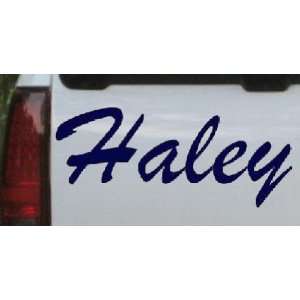  Haley Car Window Wall Laptop Decal Sticker    Navy 56in X 