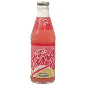 Jamaican Pink Ting Soda 10 oz:  Grocery & Gourmet Food