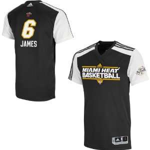   Miami Heat Lebron James 2011 Nba Finals Gametime Shooting Shirt Large