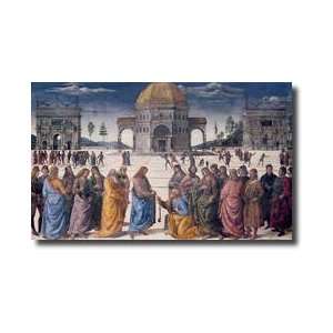 Giving Of The Keys To St Peter From The Sistine Chapel 1481 Giclee 