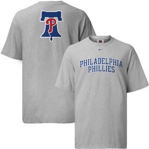   Philadelphia Phillies Ash Changeup Arched T shirt: Sports & Outdoors