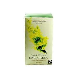Organic Fairtrade Lime Green, 25 Sachets, 1.75 oz (50 g):  