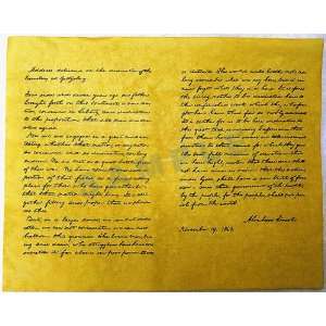  Abraham Lincolns Gettysburg Address 1863: Office Products