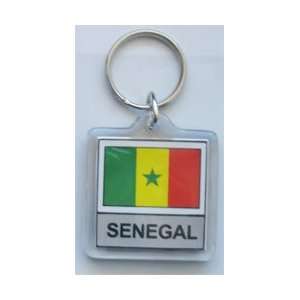  Senegal   Country Lucite Key Ring: Patio, Lawn & Garden