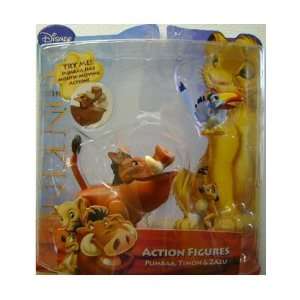   Lion King Exclusive Action Figure Pumbaa, Timon Zazu: Toys & Games