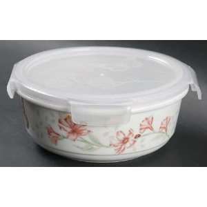   Serve & Store Bowl with Lid, Fine China Dinnerware: Home & Kitchen