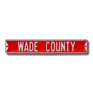  Miami Heat Wade County Street Sign: Sports & Outdoors