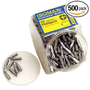  Eazypower 00331 #2 Reduced Phillips One Inch Insert Bits 