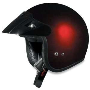   Face Motorcycle Helmet Wine Red Extra Small XS 0104 0089: Automotive