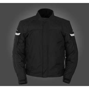   Mens Motorcycle Jacket Black/Black Medium M 8756 0305 05: Automotive