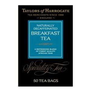 Taylors Decaffeinated Breakfast Tea (50 Tea Bags):  Grocery 