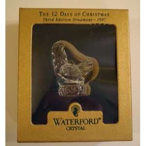 Waterford 12 Days of Christmas Commemorative Ornament, French Hen 