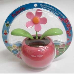  Pink Flip Flap Solar Powered Bobble Head Flowr Plant Toys 