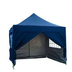   10x10 EZ Pop Up Canopy Gazebo Party Tent Navy Blue Patio, Lawn