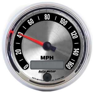   American Muscle 3 3/8 160 mph Electric Programmable Speedometer Gauge