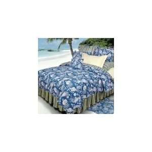 Blue Shells King Size Quilt Bedding: Home & Kitchen