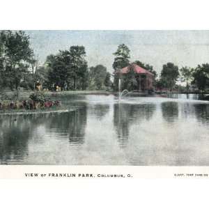 Franklin Park, Columbus, Ohio 1905 Vintage Repro Poster 