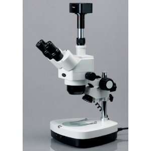 10x 40x Industrial Stereo Zoom Microscope + 5MP Camera  
