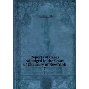  Reports of Cases Adjudged in the Court of Chancery of New 