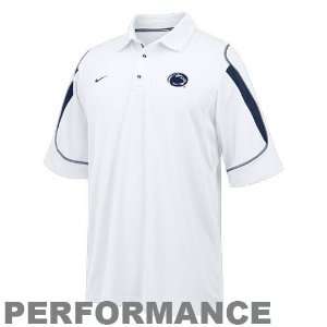   Nittany Lions White Stiff Arm Performance Polo