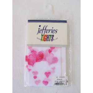    Jefferies Childrens Girls White/Heart Tights: Everything Else