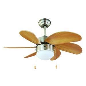  Minos Collection 30 Satin Nickel Ceiling Fan: Home 