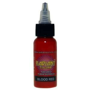  Radiant Colors   Blood Red   Tattoo Ink 1oz MADE IN USA 