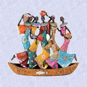  African water carriers statue Ghana maidens sculpture 