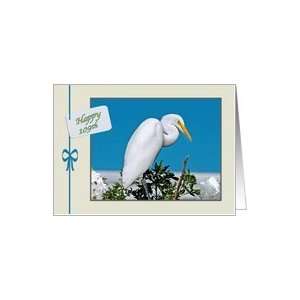  109th Birthday Card with Great Egret Card: Toys & Games