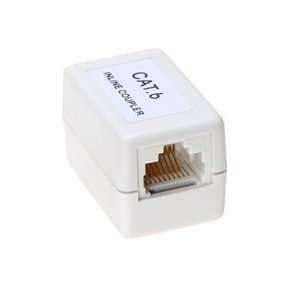   CAT6 8P8C Panel Mount Cable Coupler   10 Gigabit Ethernet Compatible