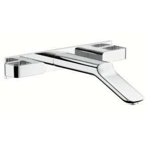   Wall Mounted Widespread Faucet with Baseplate 11408: Home Improvement