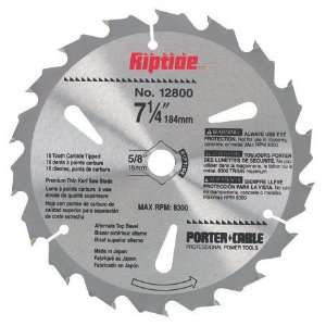 Porter Cable 12800 Riptide 7 1/4 Inch 18 Tooth ATB Thin Kerf Framing 