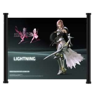  Final Fantasy XIII 2 Game Fabric Wall Scroll Poster (21 