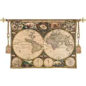  Pure Country Weavers 1447 WH Old World Map Tapestry: Home 