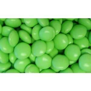 Milk Chocolate Light Green Gems: 5LB Case:  Grocery 