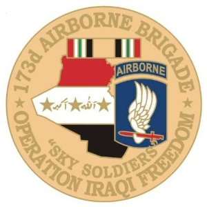  173rd Airborne Brigade Operation Iraqi Freedom Pin 