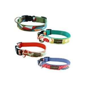    Mimi Green Patterned Dog Collar 14 18 bailey color: Pet Supplies