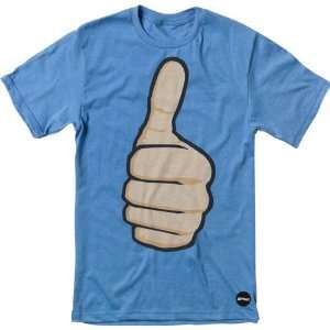  Almost Thumbs Up Medium Royal Heather Short SLV: Sports 