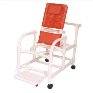 MJM International E195 3TW Echo Reclining Shower Chair with Footrest 