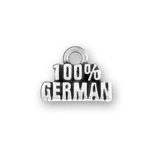  100 Percent German Sterling Silver Charm Word Charm 