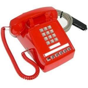   BRIGHT RED 5 line desk phone for 1A2 phone systems. Electronics