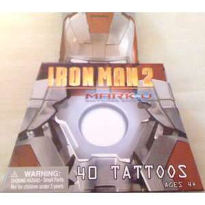  IronMan2 Tattoos 40 Piece Toys & Games
